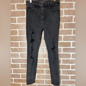 Abercrombie & Fitch Denimcl Simone High Rise Super Skinny jeans Black